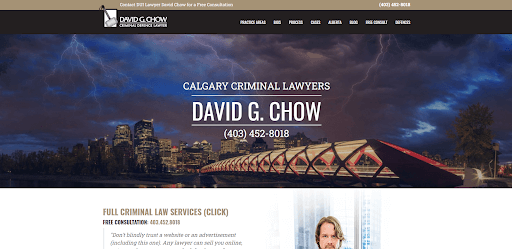 David G. Chow - Calgary Criminal Lawyer